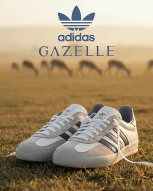 Adidas Gazelle Retro Blanco/Azul