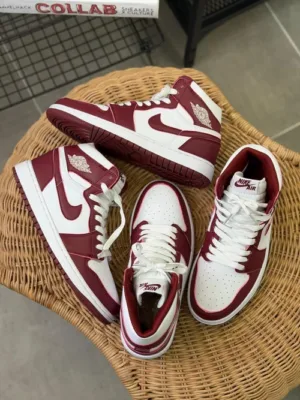 J0rdan 1 Rojo Blanco